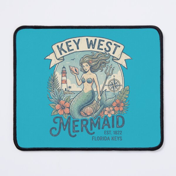 Item preview, Key West Mermaid Florida Keys designed and sold by Milasneeze.