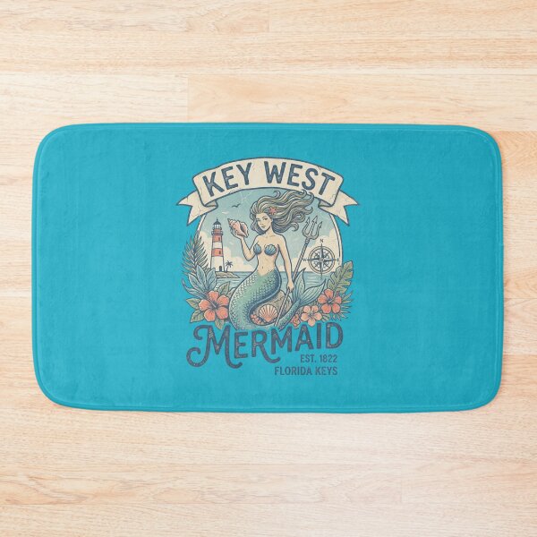 Item preview, Key West Mermaid Florida Keys  designed and sold by Milasneeze.