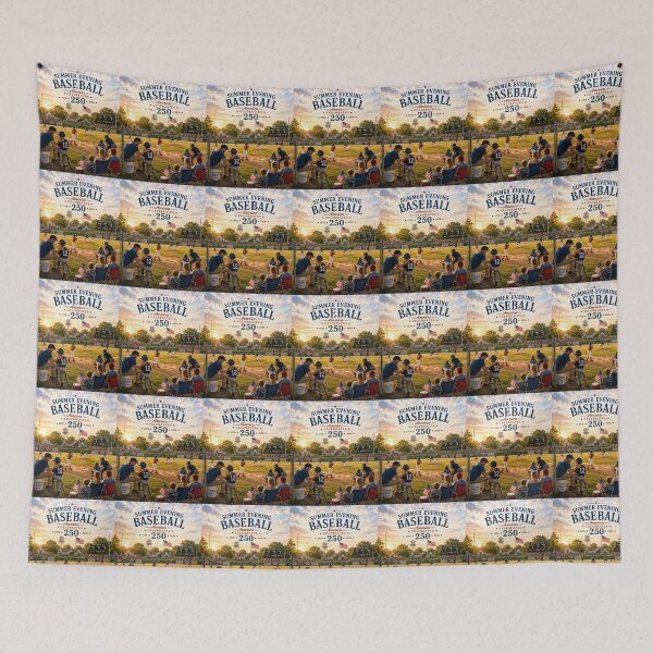 Item preview, Summer Evening Baseball — America Celebrates 250 designed and sold by Novel Works Studio.