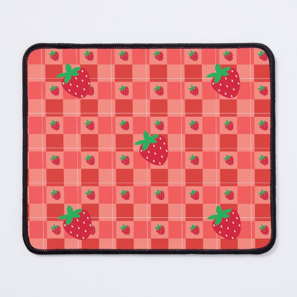 Item preview, Strawberry Gingham Plaid Pattern - Cute Red and Pink Cottagecore Aesthetic designed and sold by Violet-Forge.