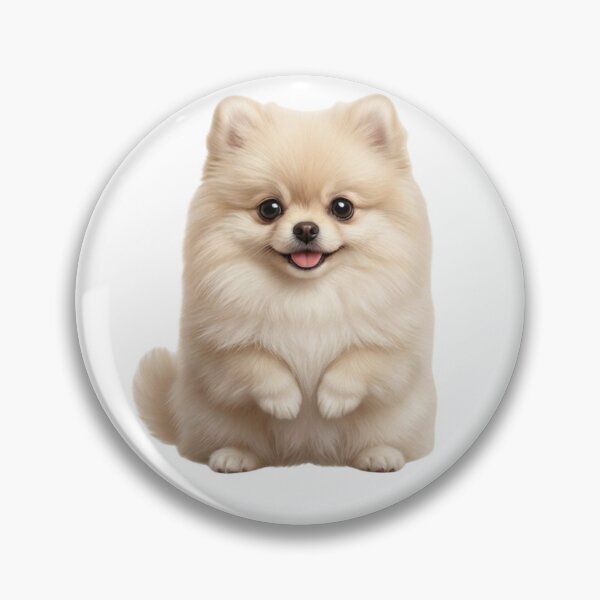 Item preview, Cute Fluffy Pomeranian Sitting designed and sold by SmileMamaCA.