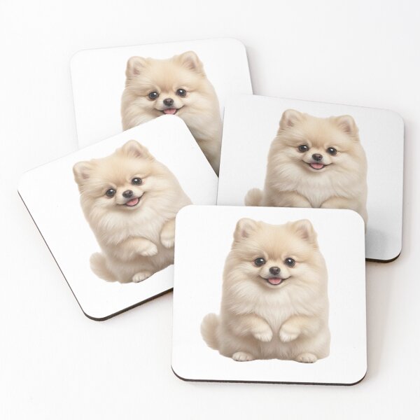 Item preview, Cute Fluffy Pomeranian Sitting designed and sold by SmileMamaCA.
