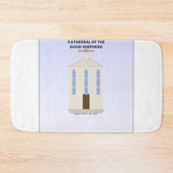 Item preview, Cathedral of the Good Shepherd Singapore — Neoclassical Catholic Art designed and sold by BenedictTArt.