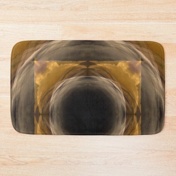 Item preview, Golden Cosmic Vortex Abstract Art designed and sold by haunguyencong.