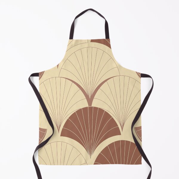 Item preview, Earth Tone And Cream Fan Art Deco Pattern designed and sold by DEC02.