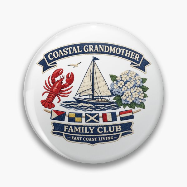 Item preview, Family Vacation Coastal Grandmother Yacht Club Vintage Emblem designed and sold by Artycom.