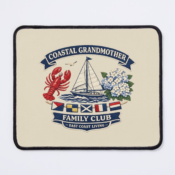 Item preview, Family Vacation Coastal Grandmother Yacht Club Vintage Emblem designed and sold by Artycom.