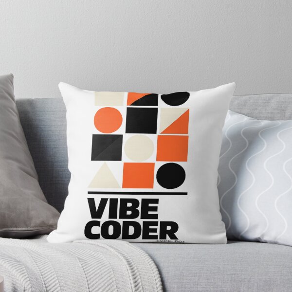 Item preview, Vibe Coder Brutalist Bauhaus — Modern Geometric AI Developer designed and sold by VaultInk.