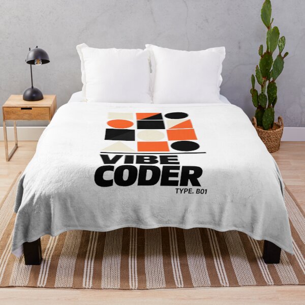 Item preview, Vibe Coder Brutalist Bauhaus — Modern Geometric AI Developer designed and sold by VaultInk.