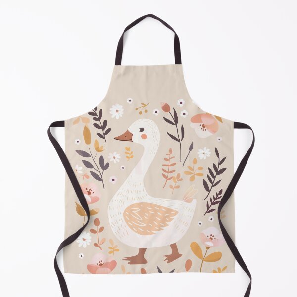 Item preview, Scandinavian Folk Art, Floral Goose designed and sold by xiao xuans.