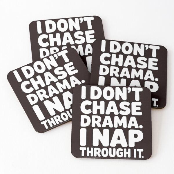 Item preview, Senior Citizen Humor I Don’t Chase Drama. I Nap Through It designed and sold by fantasticdesign.