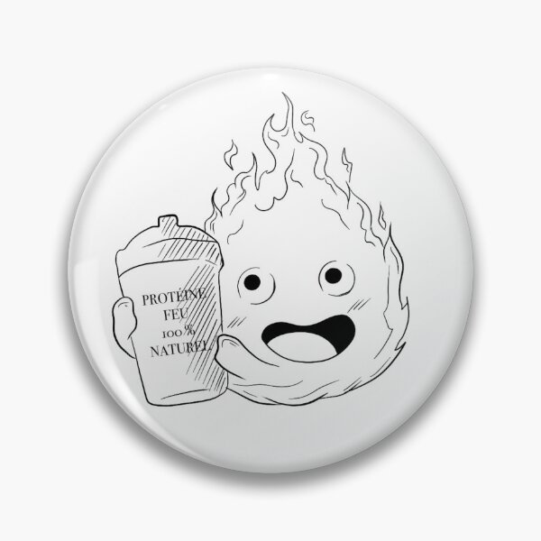 Item preview, Cute Fire Spirit Gym Sticker designed and sold by Tatiprvt.
