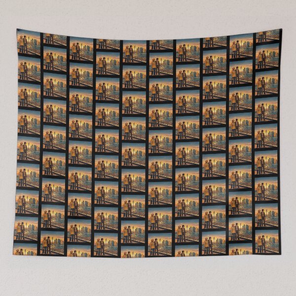 Item preview, Vintage Doha Sunset Fashion Travel Art designed and sold by DuckOddity.