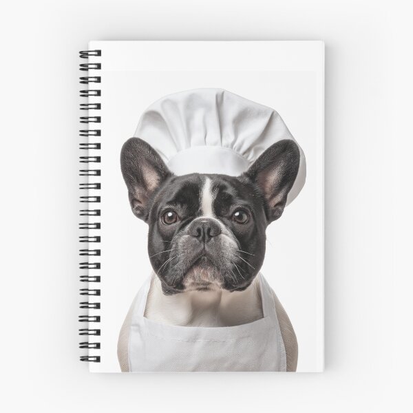 Item preview, Funny French Bulldog Chef Realistic Animal Cooking Humor Art designed and sold by LazyOwlStore.