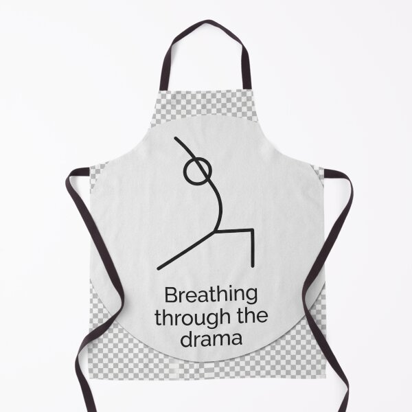 Item preview, Breathing Through The Drama Funny Meditation Yoga designed and sold by moTshiTshi.