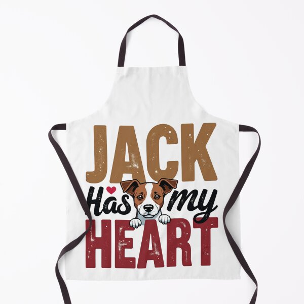Artikelvorschau, Jack Russell Terrier Jack Hat Mein Herz Typografie entworfen und verkauft von Prints by Mat.