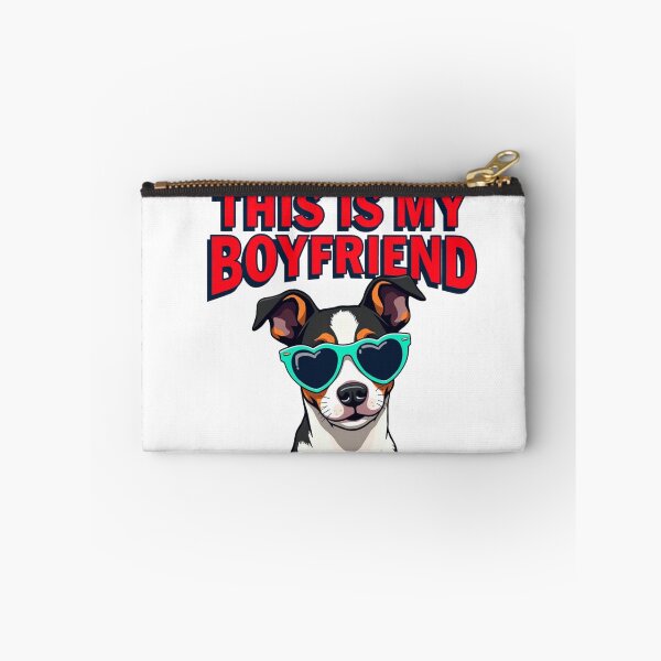 Item preview, Jack Russell Terrier in sunglasses with This Is My Boyfriend text designed and sold by Prints by Mat.