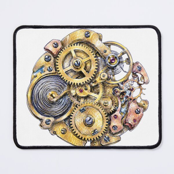 Item preview, Vintage Clockwork Gears Mechanical Watch Movement designed and sold by eignvalue.