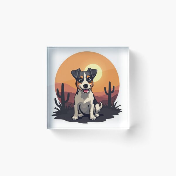 Item preview, Jack Russell Terrier in the desert designed and sold by Prints by Mat.