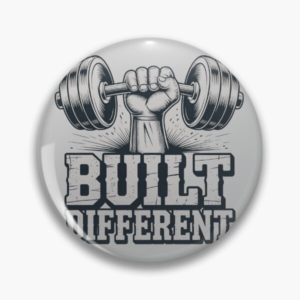 Item preview,  Built different Gym Motivation Dumbbell Shirt designed and sold by Hadamah.