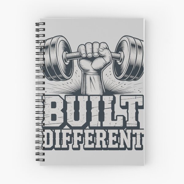 Item preview,  Built different Gym Motivation Dumbbell Shirt designed and sold by Hadamah.