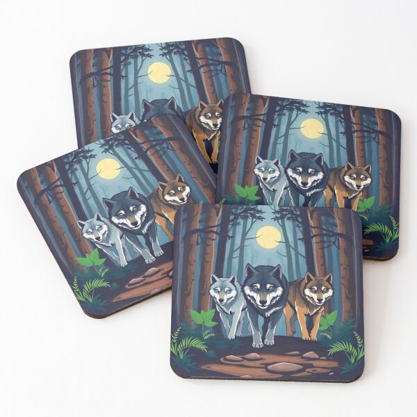 Item preview, Wolves in the Woods designed and sold by little0015.