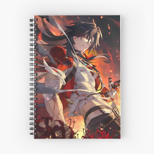 Item preview, Reforged in Hellfire • Mortenax Blade • Honkai Star Rail Light Cone designed and sold by kazatodoesart.