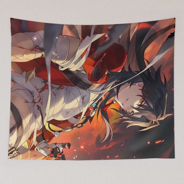 Item preview, Reforged in Hellfire • Mortenax Blade • Honkai Star Rail Light Cone designed and sold by kazatodoesart.