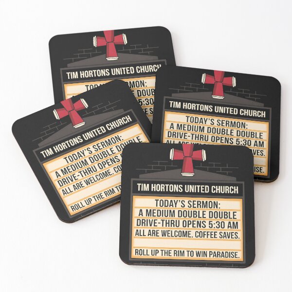 Item preview, Today's Sermon A Medium Double Double Coffee Saves – Funny Canadian Coffee Church Humor Gift designed and sold by Velustro Shop.