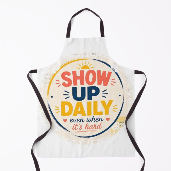 Item preview, Show Up Daily Even When It's Hard – Motivational Positive Mindset Gift designed and sold by UrmiCreation.