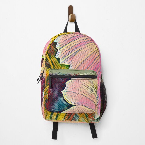 Item preview, Grunge Pop Art Pink Cosmos Flower Digital Sketch designed and sold by BalkanBloom.