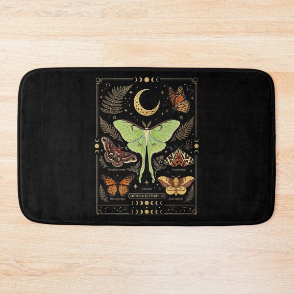 Item preview, Vintage Luna Moth Butterflies Chart Botanical Poster designed and sold by KINKDesign.