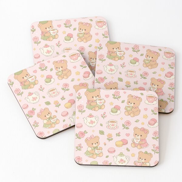 Item preview, Sweet Tea Garden Bear Pattern designed and sold by Soft Berry Studio.