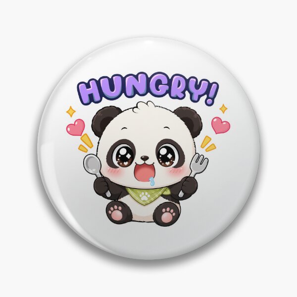 Item preview, Hungry Panda Animal Clipart designed and sold by KJackArtwork.