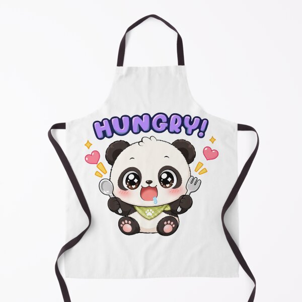 Item preview, Hungry Panda Animal Clipart designed and sold by KJackArtwork.