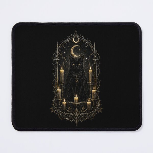 Item preview, Black Cat Psalms III - The Candle Watcher designed and sold by VinterMoonlight.
