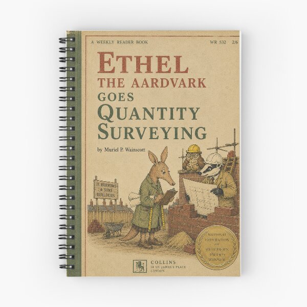 Item preview, Ethel the Aardvark Goes Quantity Surveying | Monty Python | Vintage British Children’s Book Parody Shirt | Retro Weekly Reader Style Tee designed and sold by DiamondSkyShirt.