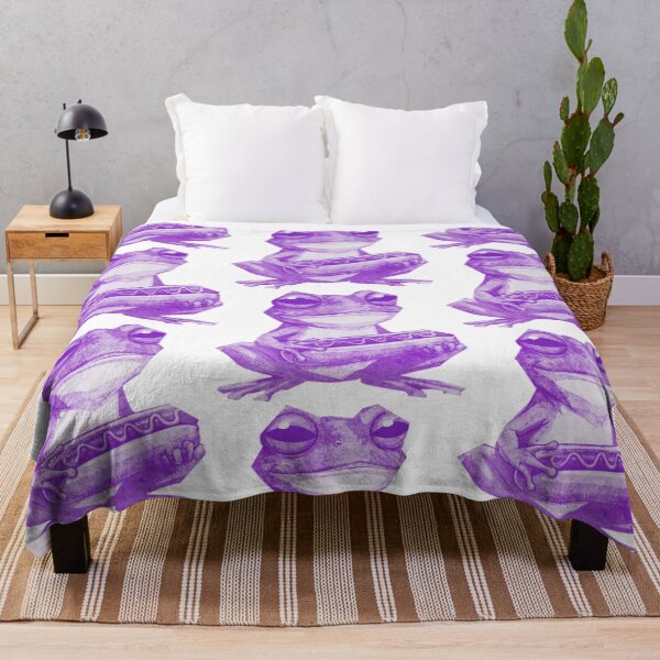 Item preview, Grumpy Frog Holding Hot Dog designed and sold by kinpirks.