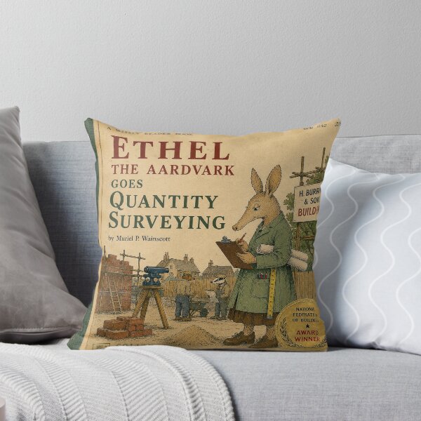 Item preview, Ethel the Aardvark Goes Quantity Surveying | Monty Python | Vintage British Children’s Book Parody Shirt | Retro Weekly Reader Style Tee designed and sold by DiamondSkyShirt.
