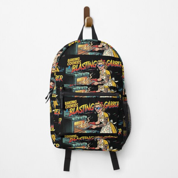 Item preview, Baking Cookies Blasting Gabber Retro Pop Art designed and sold by SPAZE-Typo.