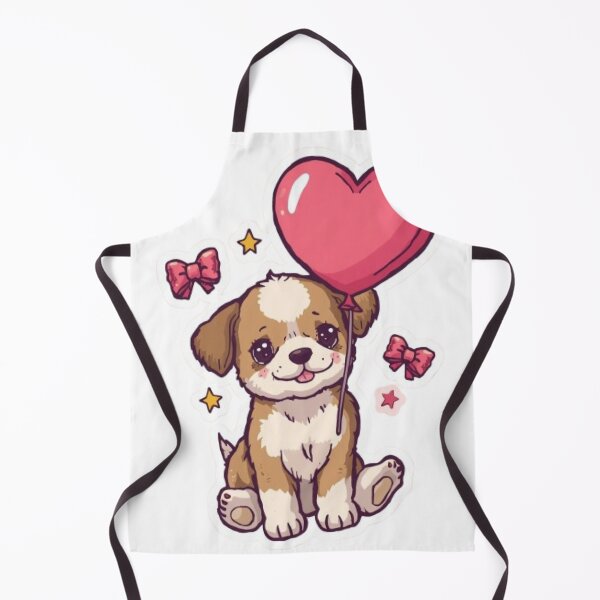 Item preview, Heart Puppy Kawaii Sticker designed and sold by Stylestickers55.