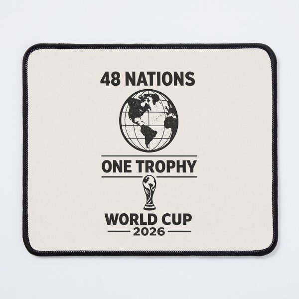 Item preview, 48 Nations One Trophy | World Cup 2026 Football Design designed and sold by ArthUpscale.