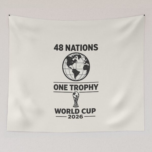 Item preview, 48 Nations One Trophy | World Cup 2026 Football Design designed and sold by ArthUpscale.