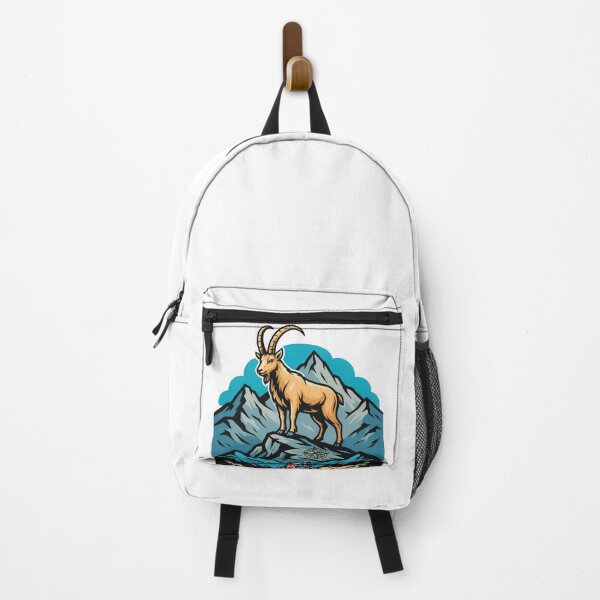 Item preview, Mountain Goat on Peak Adventure Illustration designed and sold by Gabe1983.