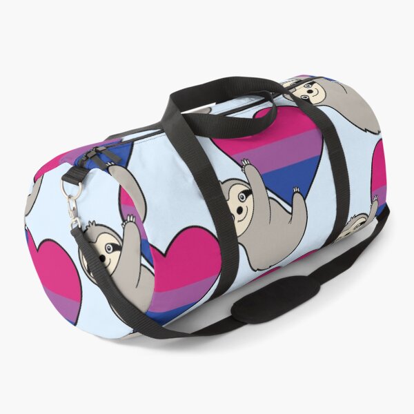 Item preview, Bisexual Pride Sloth Hugging Heart – LGBTQ+ Pride Design designed and sold by Cannaxes Studio.