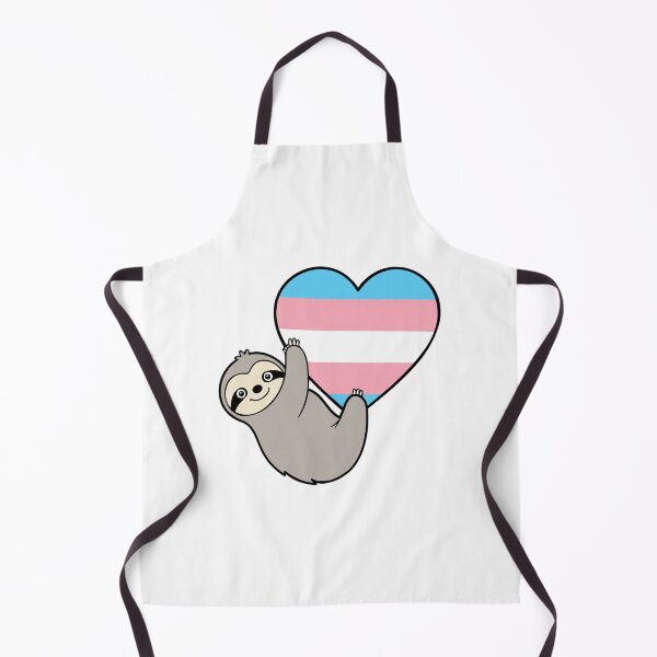 Item preview, Trangender Pride Sloth Hugging Heart – LGBTQ+ Pride Design designed and sold by Cannaxes Studio.