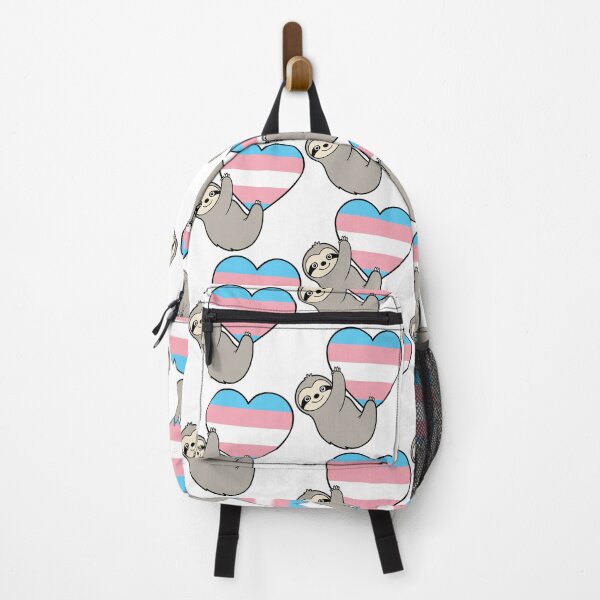 Item preview, Trangender Pride Sloth Hugging Heart – LGBTQ+ Pride Design designed and sold by Cannaxes Studio.
