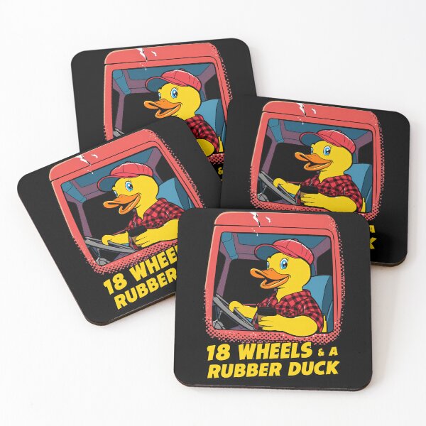Item preview, Truck Quacker – 18 Wheels & A Rubber Duck designed and sold by RubberQuack.