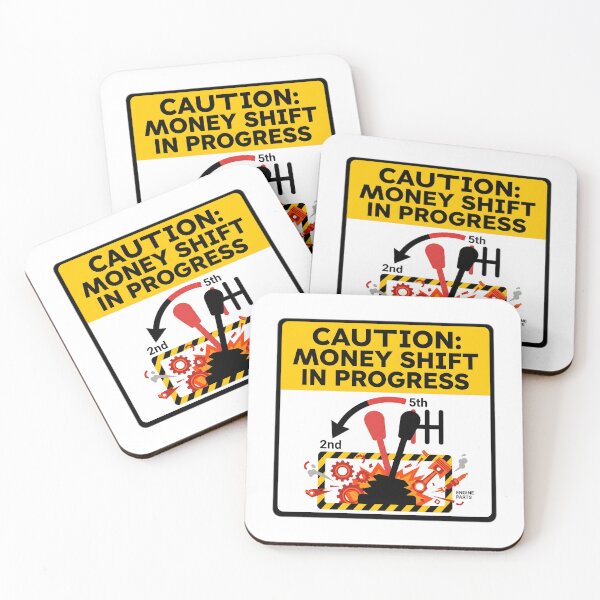 Item preview, The Money Shift - Sim Racing Humor designed and sold by GarageGraphics.