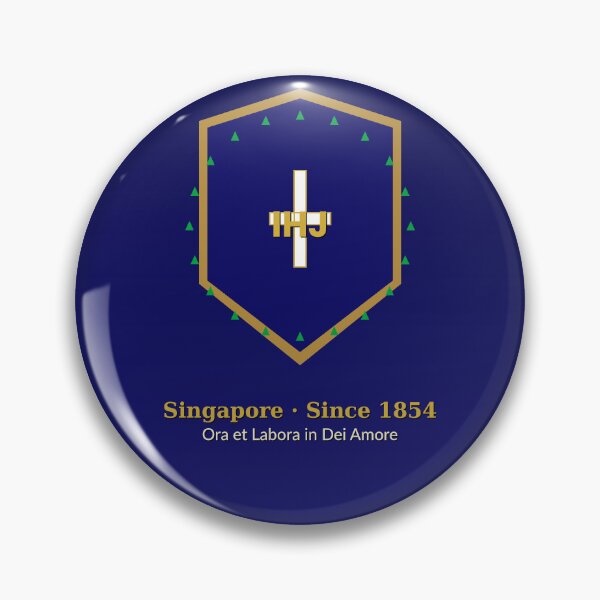 Item preview, CHIJ Convent of the Holy Infant Jesus Singapore — School Crest Design designed and sold by BenedictTArt.